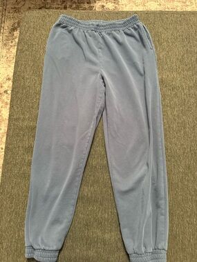 Superdown reformation brand slate blue relaxed pull-on sweat pants soft XL